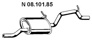 Rear Muffler (OS-472EBER)