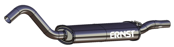 Rear Muffler (AS-86ERNS)