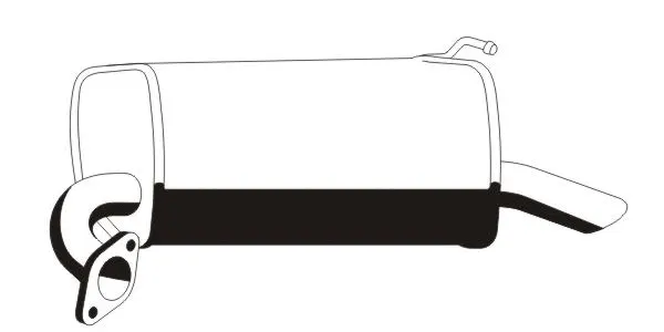 Rear Muffler (MZS-178ERNS)