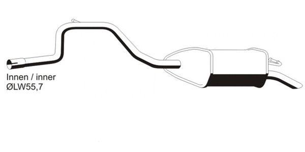 Rear Muffler (FS-520ERNS)