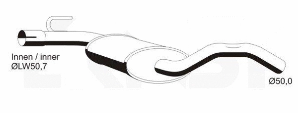 Centre Muffler (VS-156ERNS)