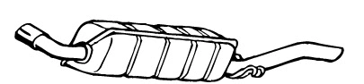 Rear Muffler (OS-276)
