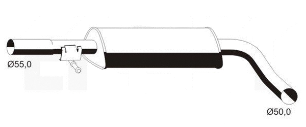 Centre Muffler (VS-295ERNS)