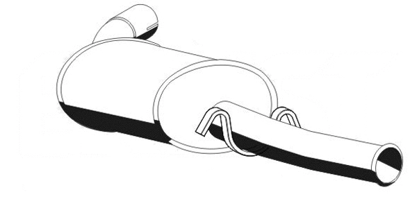 Rear Muffler (FTS-327ERNS)