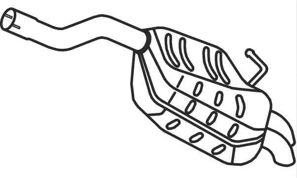 Rear Muffler (VS-526)