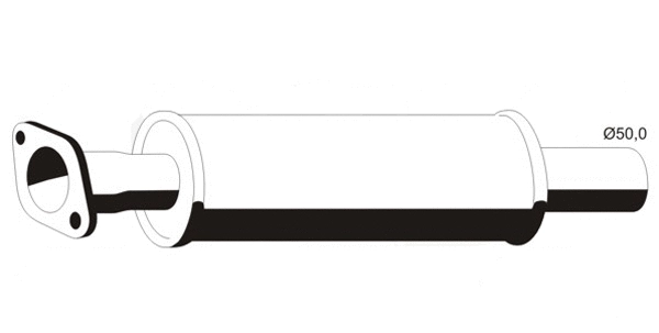 Centre Muffler (MOS-161ERNS)