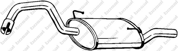 Rear Muffler (VOS-106)