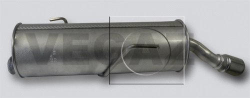 Rear Muffler (PGS-368)
