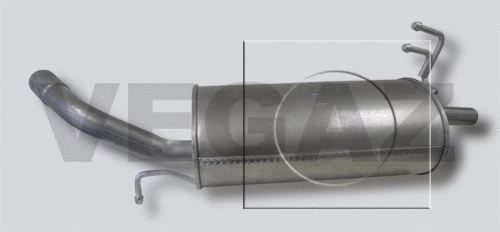 Rear Muffler (MIS-206)