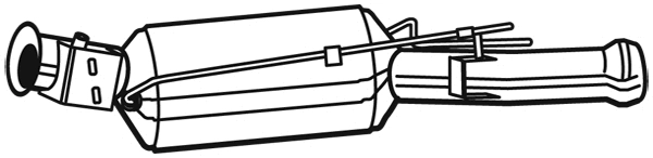 Soot/Particulate Filter, exhaust system (MK-352)