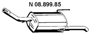 Rear Muffler (OS-636EBER)