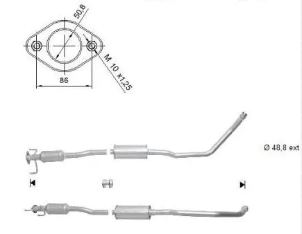 Catalytic Converter (SZK-974)