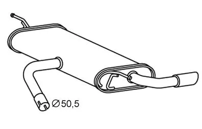 Rear Muffler (AS-458)