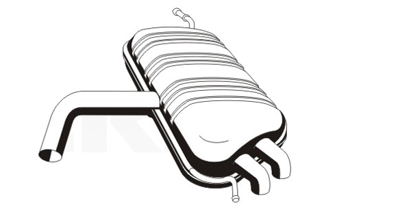 Rear Muffler (VS-406ERNS)