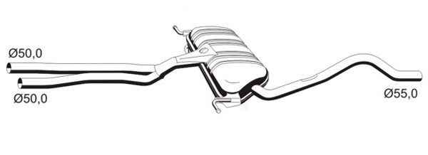 Centre Muffler (AS-220ERNS)