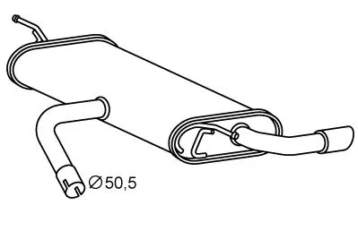 Rear Muffler (VS-692)