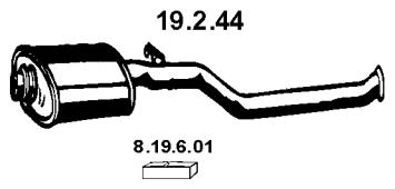 Centre Muffler (PGS-192EBER)