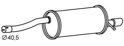 Rear Muffler (RS-503)