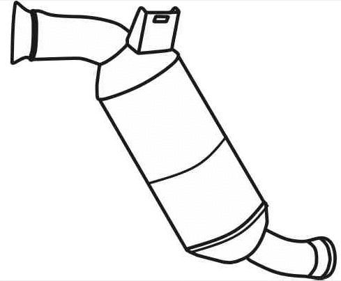 Soot/Particulate Filter, exhaust system (MK-347)