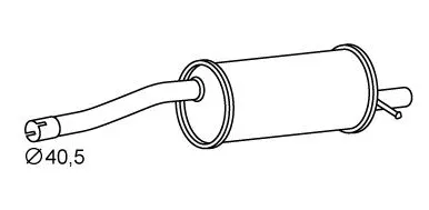 Rear Muffler (RS-600)