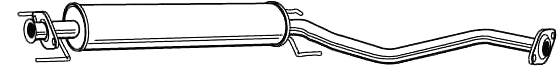 Centre Muffler (OS-384AT)