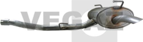 Rear Muffler (DS-351)