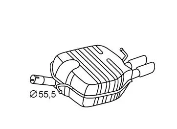 Rear Muffler (AS-456)