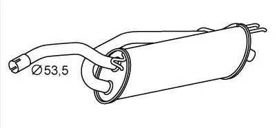 Rear Muffler (FTS-526)