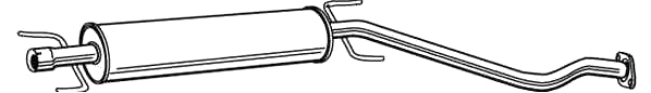 Centre Muffler (OS-420AT)
