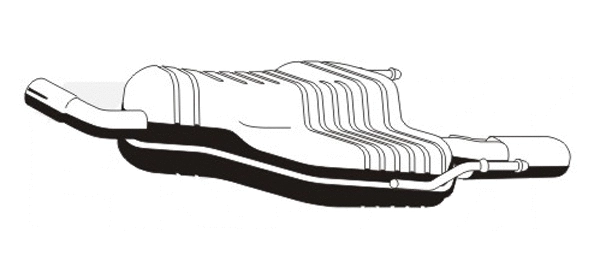 Rear Muffler (OS-699ERNS)