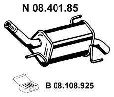 Rear Muffler (OS-479EBER)