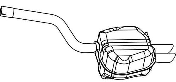 Rear Muffler (SKS-127)