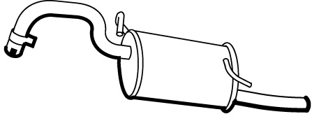 Rear Muffler (VOS-99)