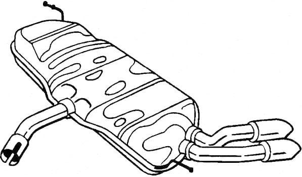 Rear Muffler (VS-504)