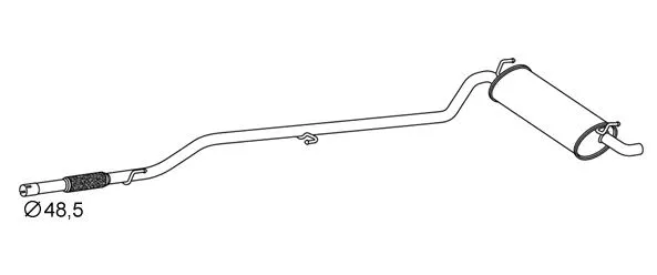 Rear Muffler (FTS-505)