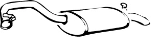 Rear Muffler (RS-140)