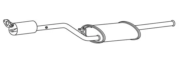 Soot/Particulate Filter, exhaust system (RK-386SIC)
