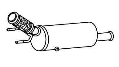 Soot/Particulate Filter, exhaust system (PGK-378)