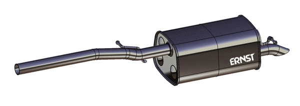Rear Muffler (VS-487ERNS)