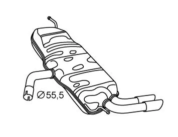 Rear Muffler (AS-452)