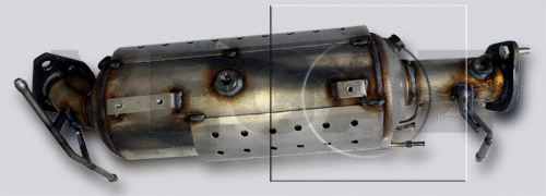 Soot/Particulate Filter, exhaust system (MZK-975)