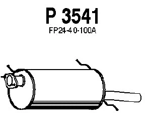 Rear Muffler (MZS-148)