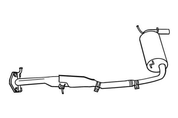 Rear Muffler (MZS-69)