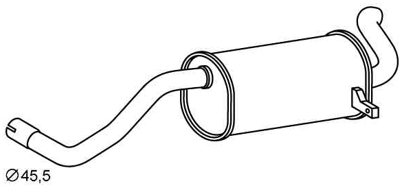 Rear Muffler (RS-555)