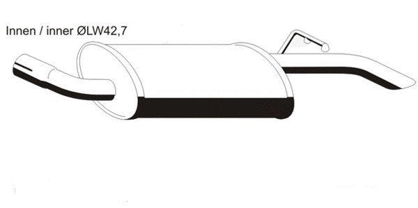 Rear Muffler (FS-216ERNS)