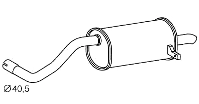 Rear Muffler (RS-427)