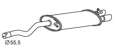 Rear Muffler (SES-143)