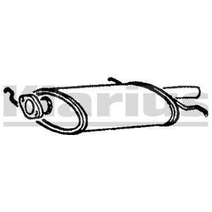 Rear Muffler (MZS-212)