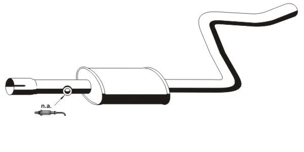 Centre Muffler (MIS-204ERNS)