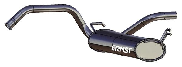 Rear Muffler (PGS-315ERNS)